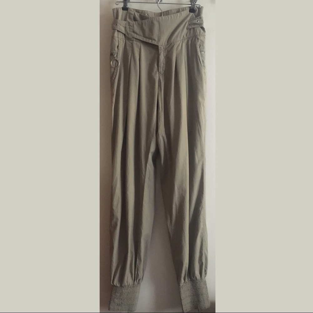 Diesel Style Lab High Waist Cargo Tall Long Pants